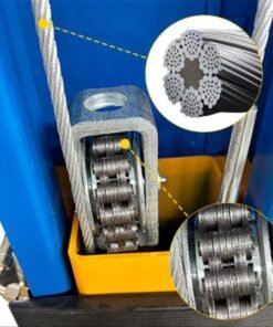 Alternative view of M&E 11,000 lb 2-Post Auto Lift – Heavy-Duty Car & Truck Hoist, 220V