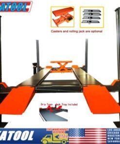 Katool KT-4H110 – 11,000 lb Extra-Tall 4-Post Parking & Service Car Lift