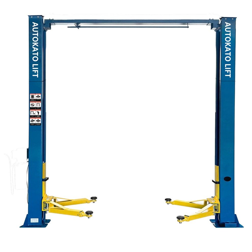 Katool 11,000 lb Clearfloor 2-Post Car Lift β Symmetric Arms, Chain-Drive, 220V - Image 4