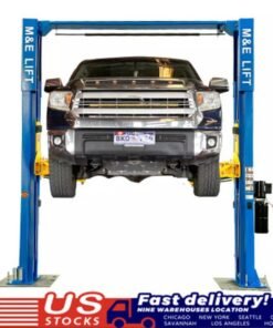 M&E 11,000 lb 2-Post Auto Lift – Heavy-Duty Car & Truck Hoist, 220V