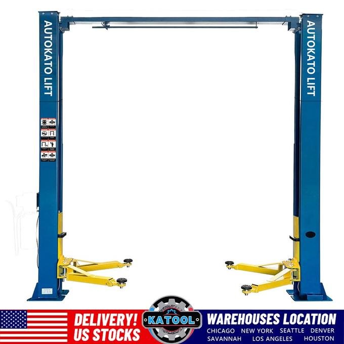 Katool 11,000 lb Clearfloor 2-Post Car Lift β Symmetric Arms, Chain-Drive, 220V - Image 3