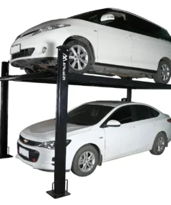 APlusLift HW-8S 8,000LB 4-Post Portable Car Lift (Parking / Storage / Service) – 110V