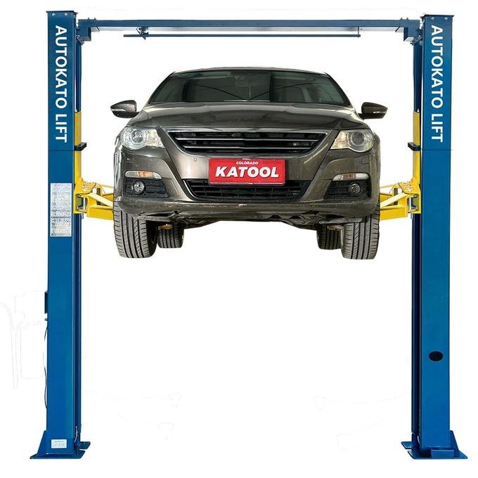 Katool 11,000 lb Clearfloor 2-Post Car Lift β Symmetric Arms, Chain-Drive, 220V - Image 2