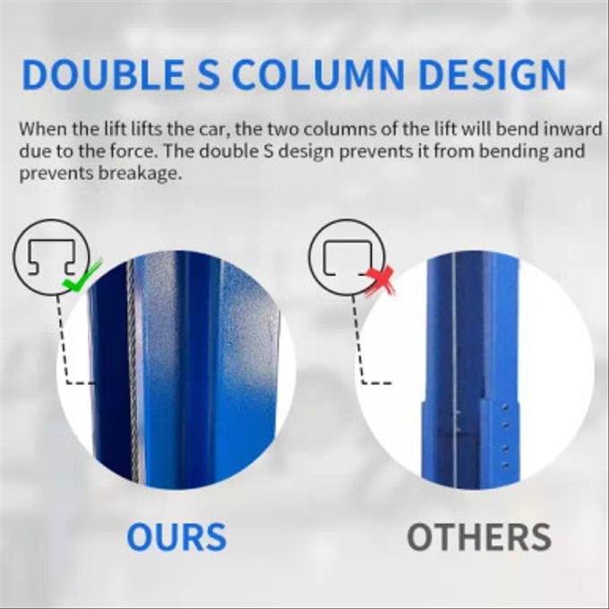 M&E 11,000 lb 2-Post Auto Lift β Heavy-Duty Car & Truck Hoist, 220V - Image 4