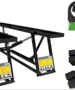QuickJack 5000TLX Bundle – 5,000 lb Extended-Length Portable Car Lift with Wall Hangers & Pinch-Weld Blocks, 110V
