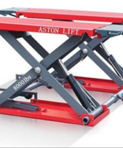 Aston ASL-MR8047 β 8,000 lb Mid-Rise Scissor Lift, 47" Lift, Electric Lock Release, 220V